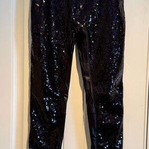 Spanx faux leather, sequin leggings. Size S. Excellent condition.